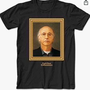 Larry David Curb Your Enthusiasm Black Tshirt